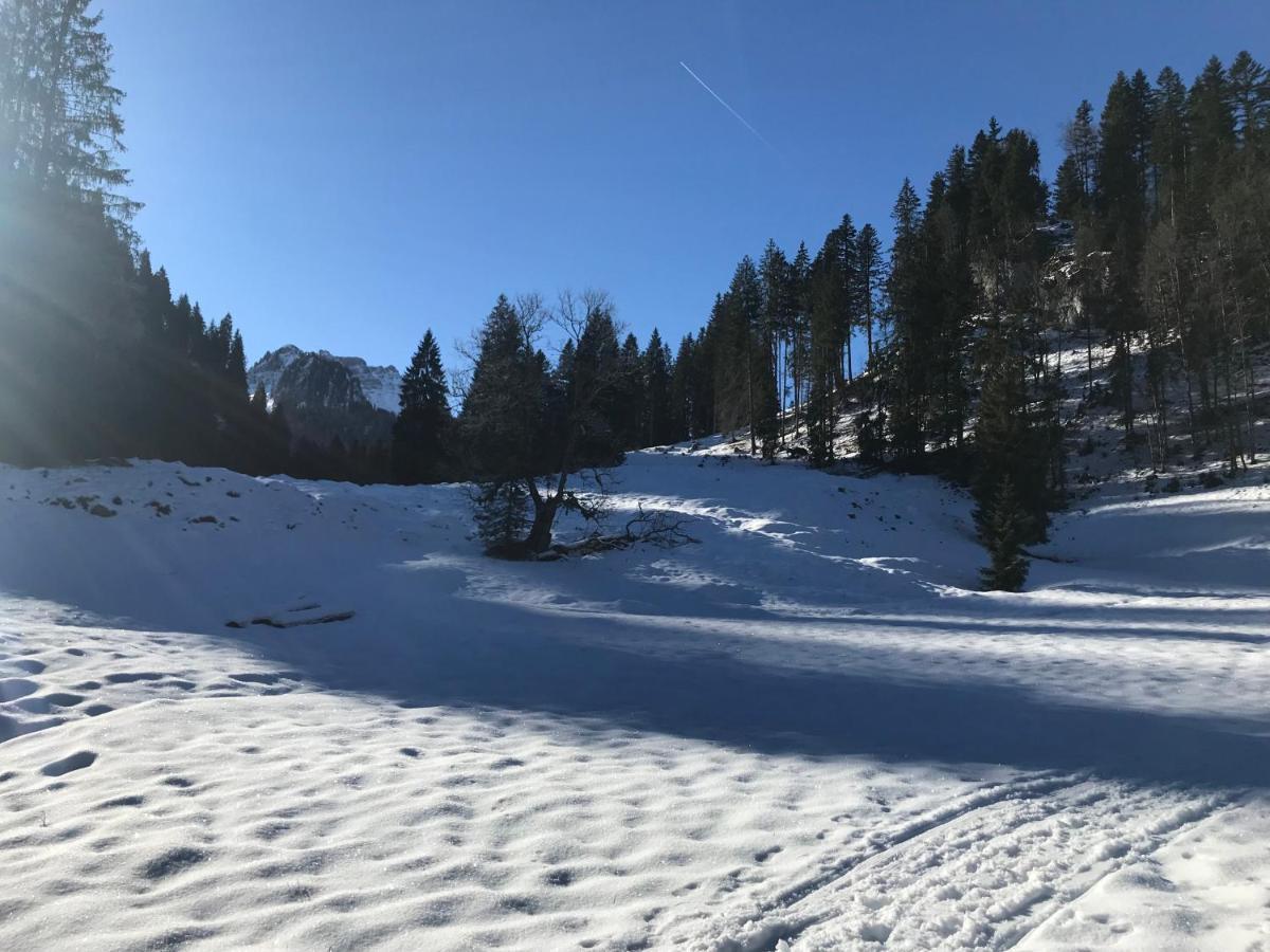 Apartamento Kraehenberg Am Rande Der Wildnis Sibratsgfäll Exterior foto