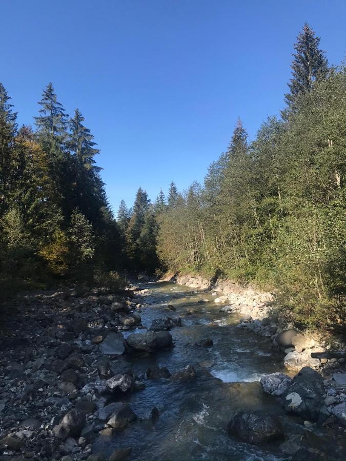 Apartamento Kraehenberg Am Rande Der Wildnis Sibratsgfäll Exterior foto